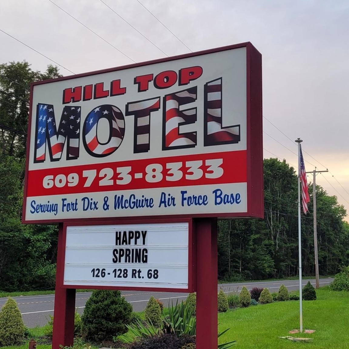 Hill Top Motel Wrightstown Екстер'єр фото